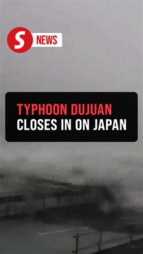 Approaching typhoon brings crashing waves to volcanic islands in eastern Japan