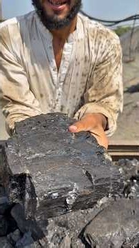 18 year young boy working black diamond mining with 2500 feet’s deep #coalminer #blackdiamond #gold