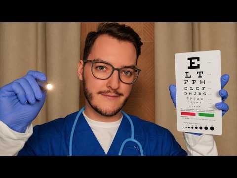 ASMR Realistic Cranial Nerve Exam For Sleep