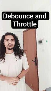 Debounce and throttle in JavaScript #javascript #interview #software #frontend
