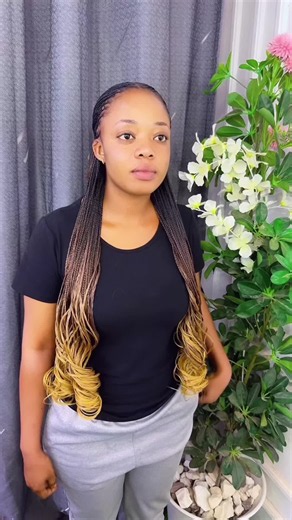 French Curl Braids Tutorial Mwanza — Easy French curl braids