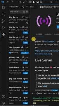 How to Install LiveServer in #vscode | Live Server in VS Code | Live Server in VS Code(Step-by-Step)
