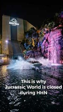 This is Why Jurassic World is closed during Halloween Horror Nights at Universal Studios Hollywood
