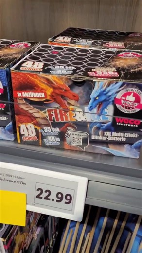 Ich war am 2.Tag nochmal bei Lidl | War erstaunt, wie viel Feuerwerk noch da ist #shorts #fireworks