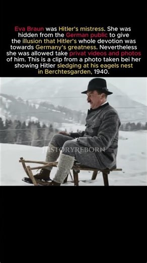 WW2 Historic Footage Brought Back to Life: German Leader Sleadging #ww2stories #ww2