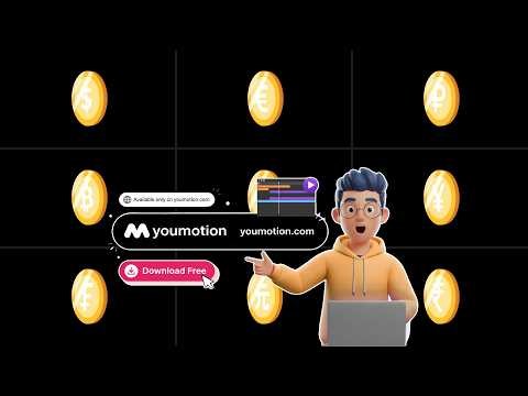 Animated Currency Coin Symbols | 9 Icon Animations with One-Click Recolor Free (Ae)