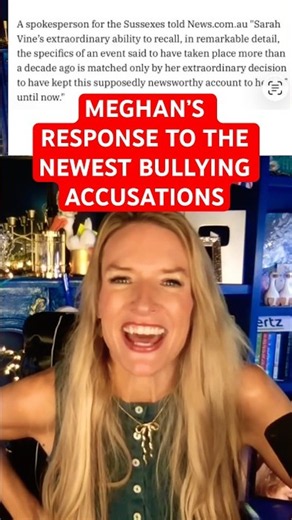 Meghan’s Response To The New Bullying Accusations From Daily Mail