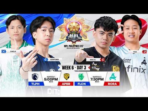 🔴 LIVE | MPL PH S17 | ENGLISH - Week 6 Day 3
