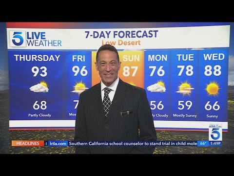 Warmer weather trend continues in Southern California