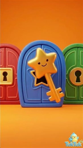 🔑 Magic Key Challenge: Which Door Opens? 🚪 Learn Colors & Shapes for Kids #KidsLearning
