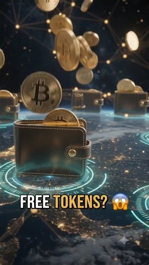 What Is a Crypto Airdrop? 🎁 Free Tokens Explained #Shorts