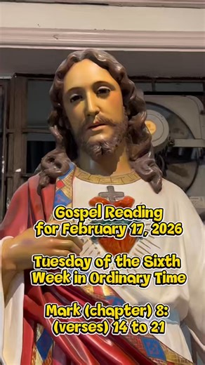 Holy Gospel | Tuesday of the Sixth Week in Ordinary Time | February 17, 2026 Gospel Reading: Mark (chapter) 8: (verses) 14 to 21 | Gospel Readings Special Devotions for Busy People