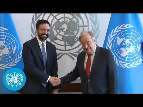UN Chief meets with Zohran Kwame Mamdani, Mayor of New York City | United Nations