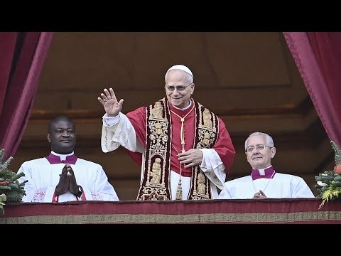Pope Leo delivers his midday Christmas sermon