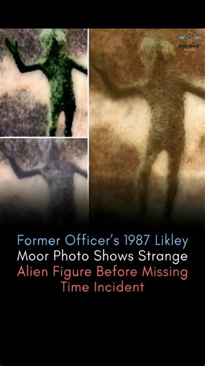 Dark_Space_Facts on Instagram: "“1987 Mystery Resurfaces: Former Officer’s Photo Sparks Alien Encounter Debate in the U.S.” A shocking image from 1987 is going viral again across the United States. Reportedly captured by a former officer on a remote moor, the photo appears to show a strange alien-like figure just before a mysterious missing-time incident. Decades later, this unexplained encounter is reigniting debates about UFOs, extraterrestrial life, and government secrets. What do you think —