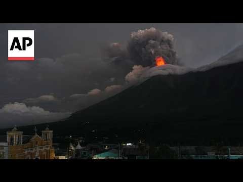 Guatemala evacuates villages after Fuego volcano erupts