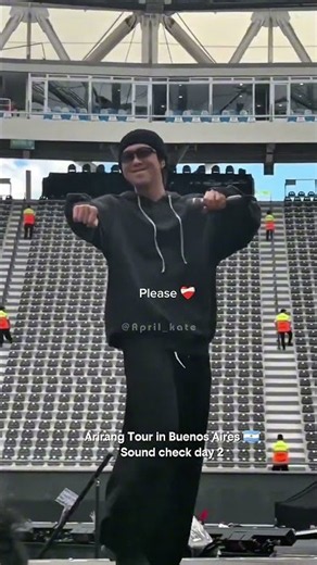 BTS Sound check in Buenos Aires day 2 🇦🇷 #btsworldtour2026 #btsinargentina