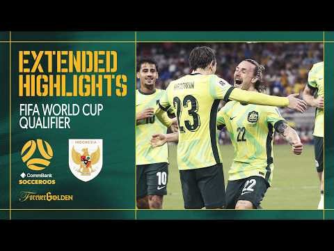 Socceroos secure MASSIVE WIN last time out in Sydney | Australia 5-1 Indonesia | Extended Highlights