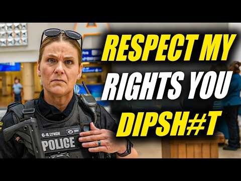 Arrogant Female Cop Gets SCHOOLED on the Law! 😳 | First Amendment Audit Turns Intense