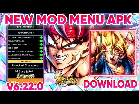 Dragon Ball Legends Ultra Mod Menu V6.22.0 / DB Legends Hack / Unlock All 14 Stars characters