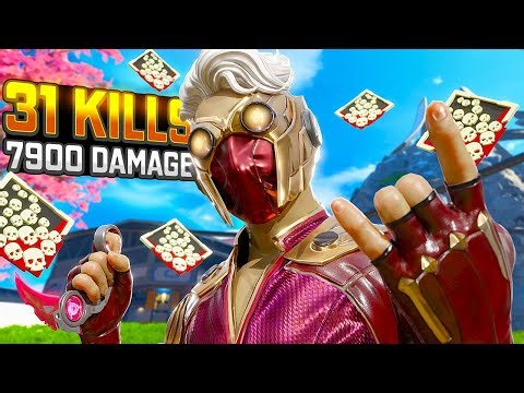INSANE Octane 31 KILLS and 7,900 Damage Apex Legends