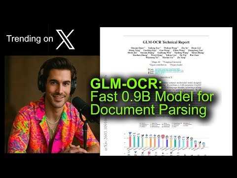 GLM-OCR: Fast 0.9B Model for Document Parsing