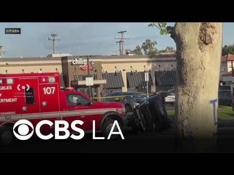 8 injured, including children, after multi-car crash at Northridge intersection