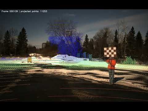 LiDAR–Camera Calibration Using Checkerboard