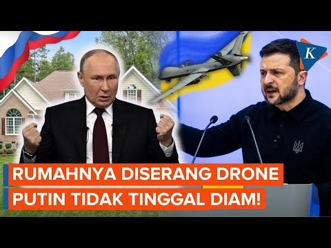 Putin Tak Mau Tinggal Diam Usai Rumahnya Digempur Drone, Siap Balas?