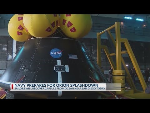 Navy prepares for Orion Splashdown | 17 News at Sunrise