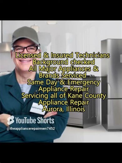 Appliance Repair Aurora, IL 630-454-7216