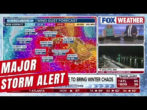 Major Winter Storm Moving East Threatens Heavy Rain, Ice, Snow And Strong Winds
