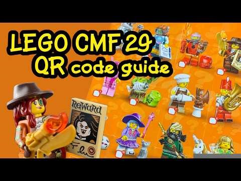 LEGO Minifigs Series 29 QR code scan guide