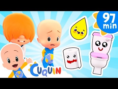 Aprendiendo a ir al baño 🚽💩 y más canciones infantiles para bebés con Cleo y Cuquín