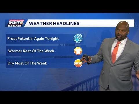 Chilly Tonight Then Warmer Cincinnati