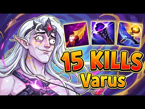 15 Kills Varus Bot Guide !! LOL Varus ADC Build Top Lane Best Build Skin Combo 2026 S16