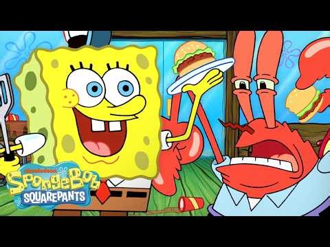 1 Hour of Every Krusty Krab W… and L 😭🍔 | SpongeBob