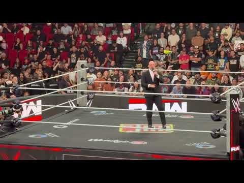 Adam Pearce Announces Main Event - WWE Raw 10/26/2026