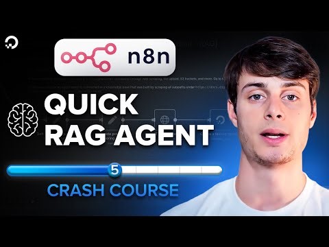 Build an Al RAG Agent in n8n (quickest way) | COMPLETE n8n crash course [Part 5]