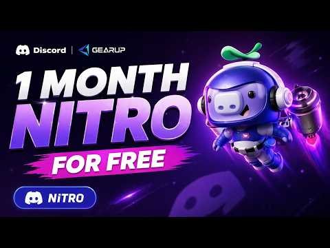 FREE Discord Nitro 1 Month (PC & Mobile)– Limited Time GearUP! 🔥