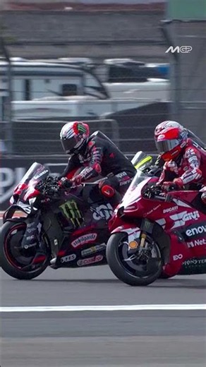 Marc Marquez & Marco Bezzecchi make CONTACT at the start of the Sprint 💥 🇬🇧