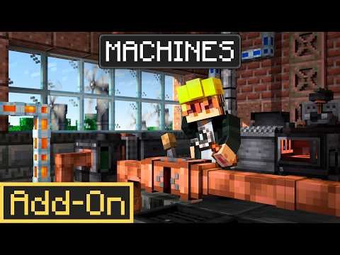 MACHINES ADDON 1.1 The Ultimate Technical Mod for Minecraft Bedrock Edition