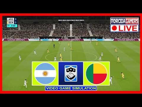 🔴LIVE: Argentina vs Benin | International Friendly 2026 | Match Today Simulation