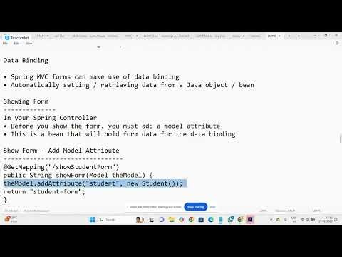 DAY 24 THYMELEAF SPRING MVC FORM TAG TEXT FIELD,HTML FORM DATA BINDING