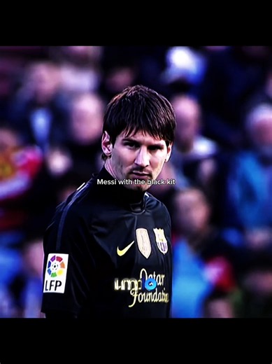 Messi with the black kit ☠️ #messi #footballtiktok #goat #football #messi_king