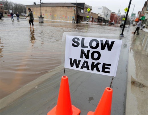 Where New London's and Appleton's rainfall stand in cities' history