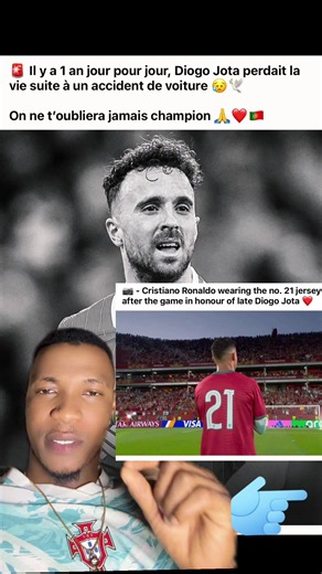🇵🇹 Cristiano Ronaldo put on Diogo Jota's #21 jersey to pay tribute after their qualification for the Round of 16.#realmadrid #coupledumonde2026 #tiktokmali223🇲🇱 #fotball