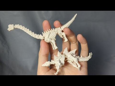 Unboxing Dinosaur Skeleton Jurassic World Dominion Brachiosaurus, Stegosaurus Skeleton Blokees