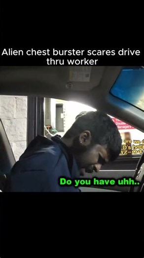 Alien Chest Burster Prank at the Drive Thru! 👽😂