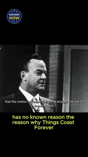 FEYNMAN: "The Law of INERTIA has no known origin